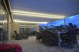 Pergola med lys